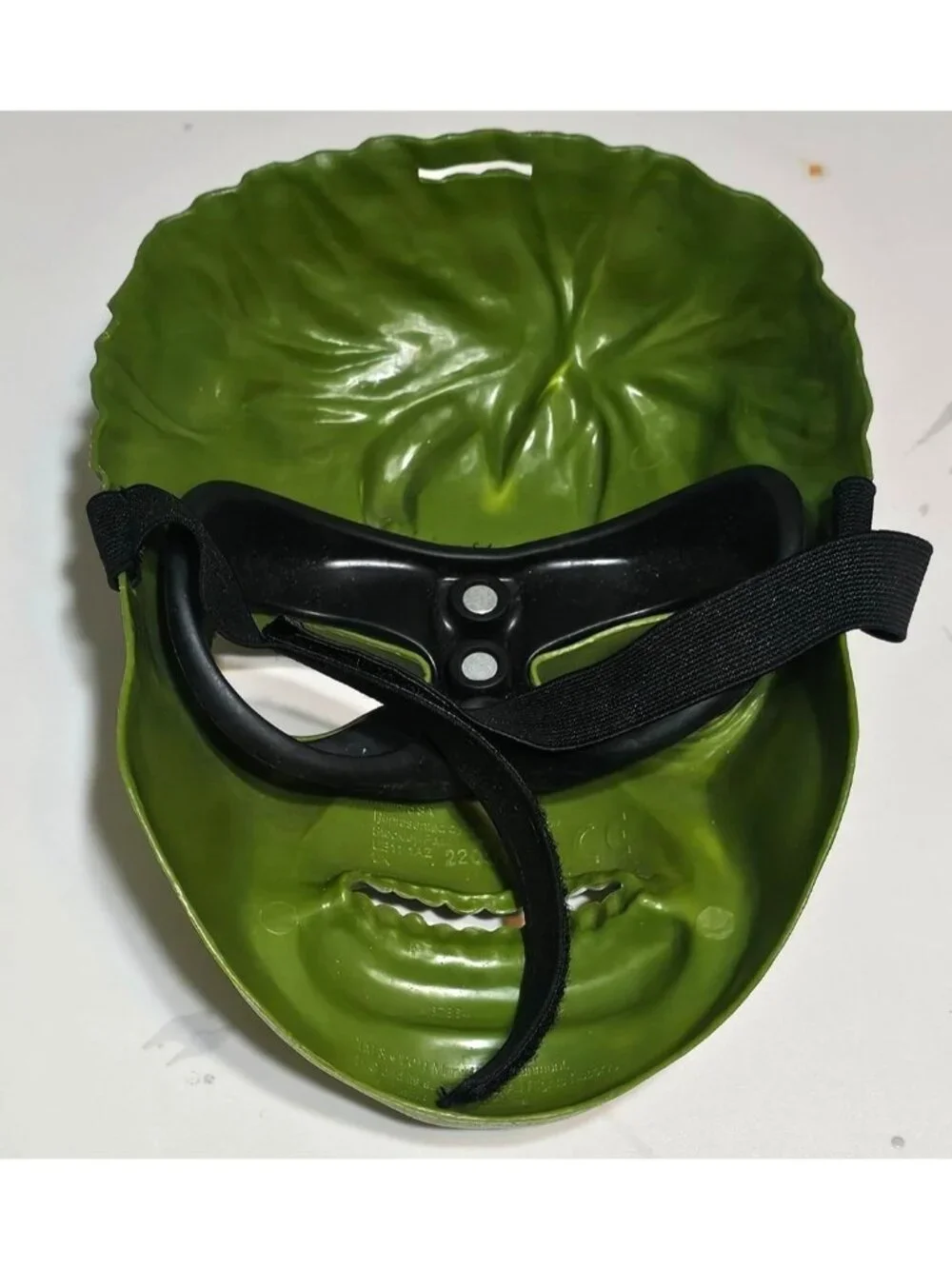 Marvel Avengers Incredible Hulk Muscle Costume Boys 7-8 Hasbro Mask Smash Fists